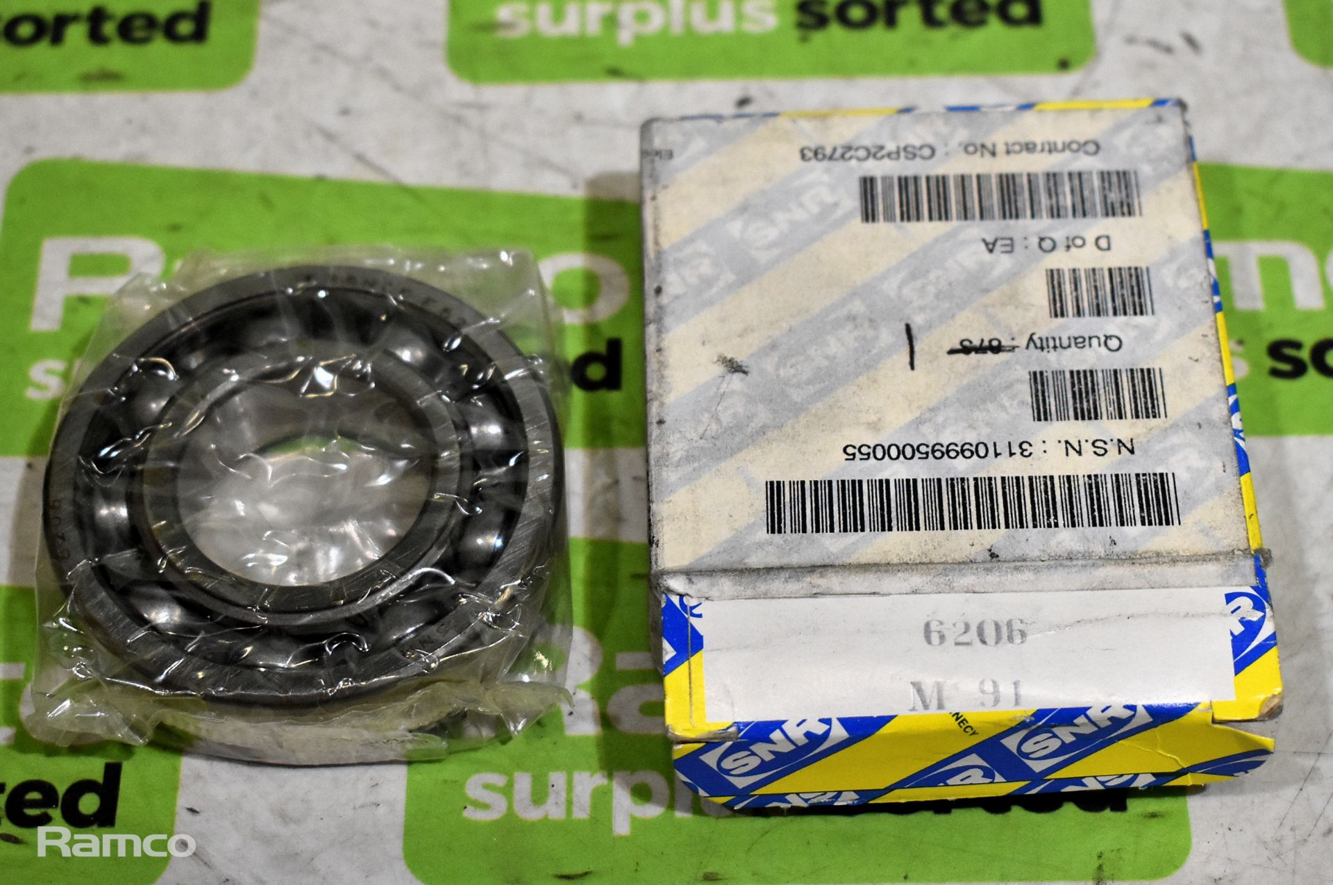 10x bags of SNR 35mm deep groove ball bearings - 5 per bag - Image 2 of 2