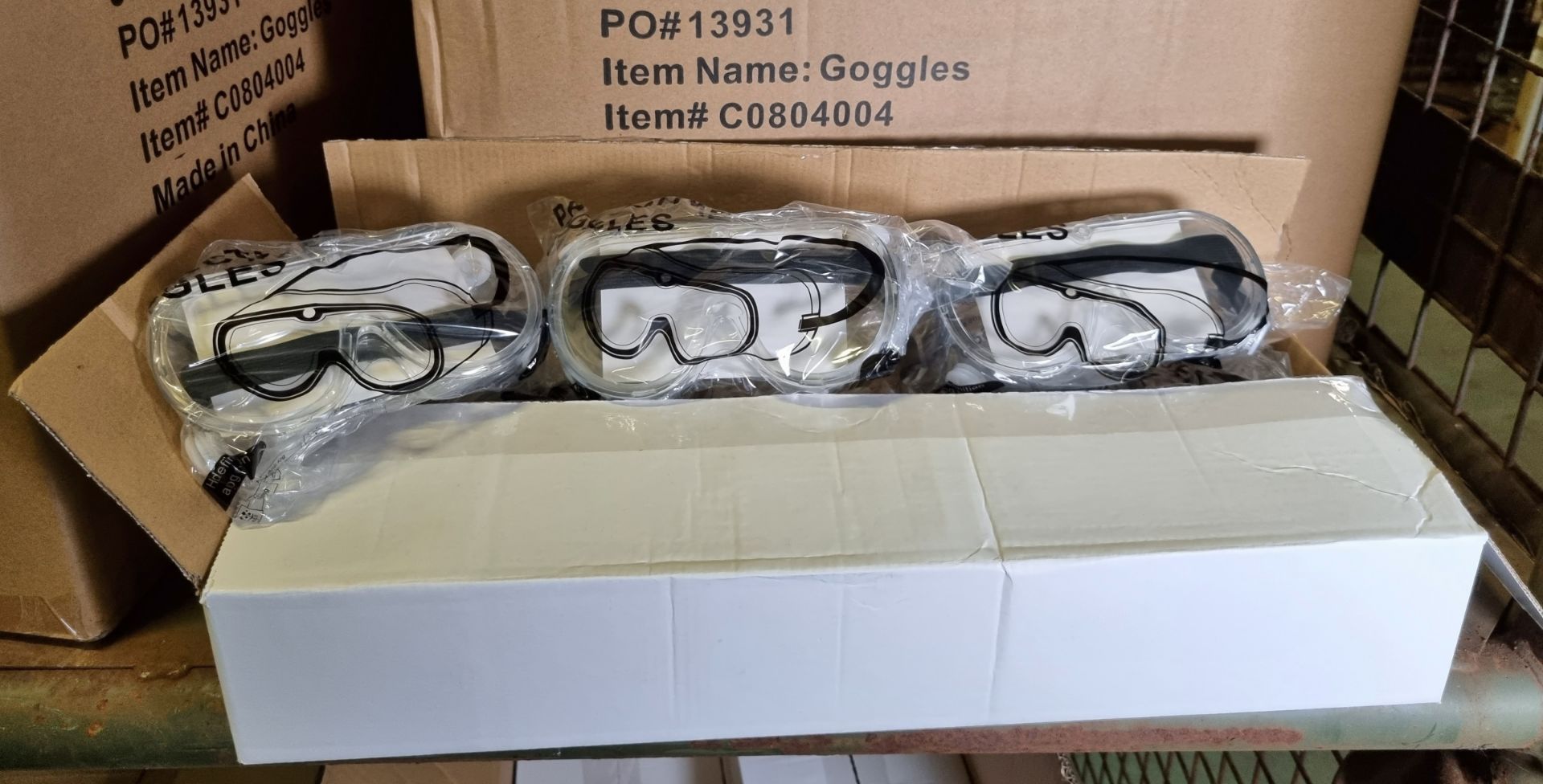 3x boxes of Tapmedic LLC safety goggles - 150 pairs per box - Image 3 of 5