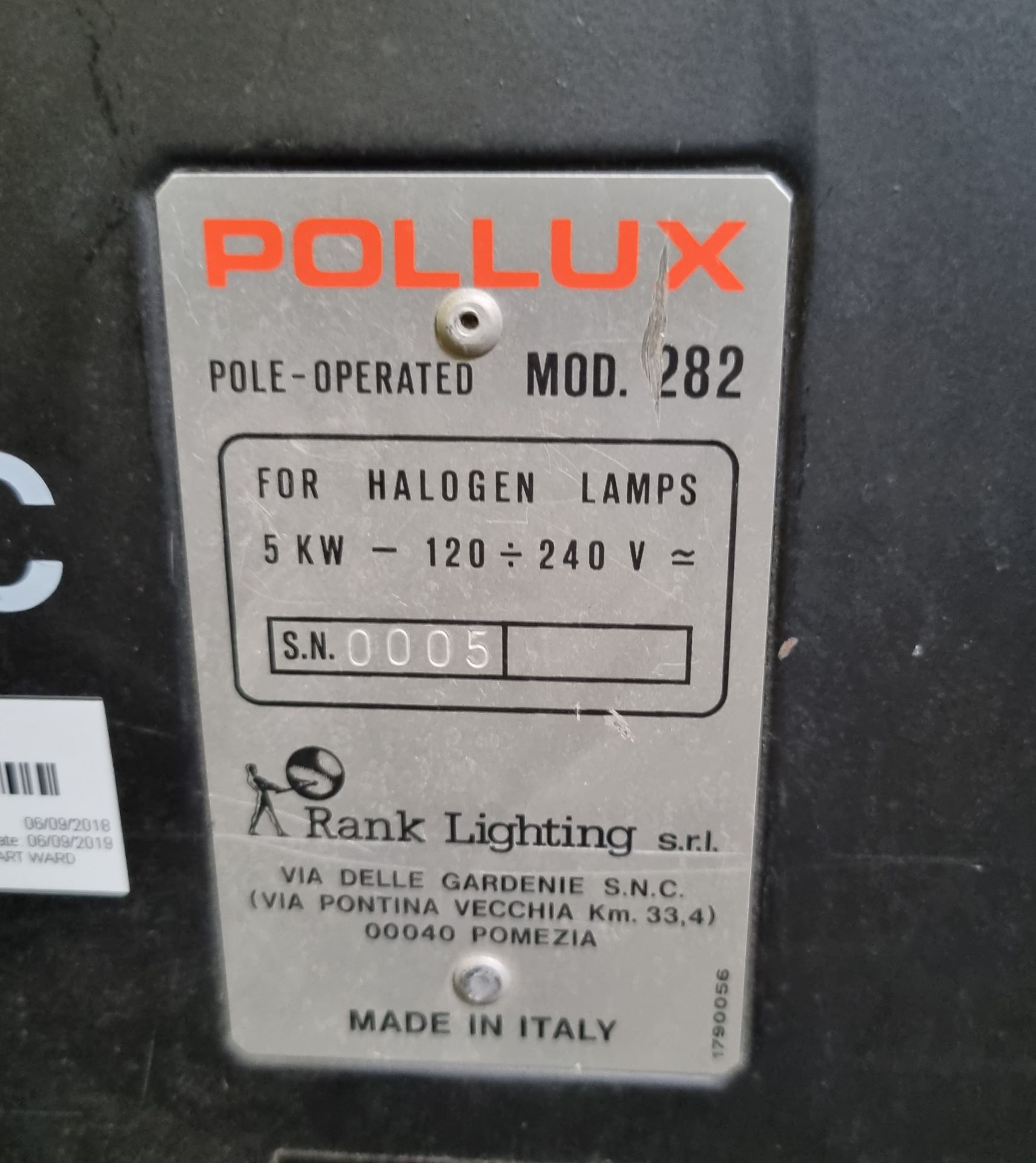 3x Strand Quartzcolor Pollux 282 stage lighting units - W 490 x D 380 x H 740 mm - Image 5 of 5