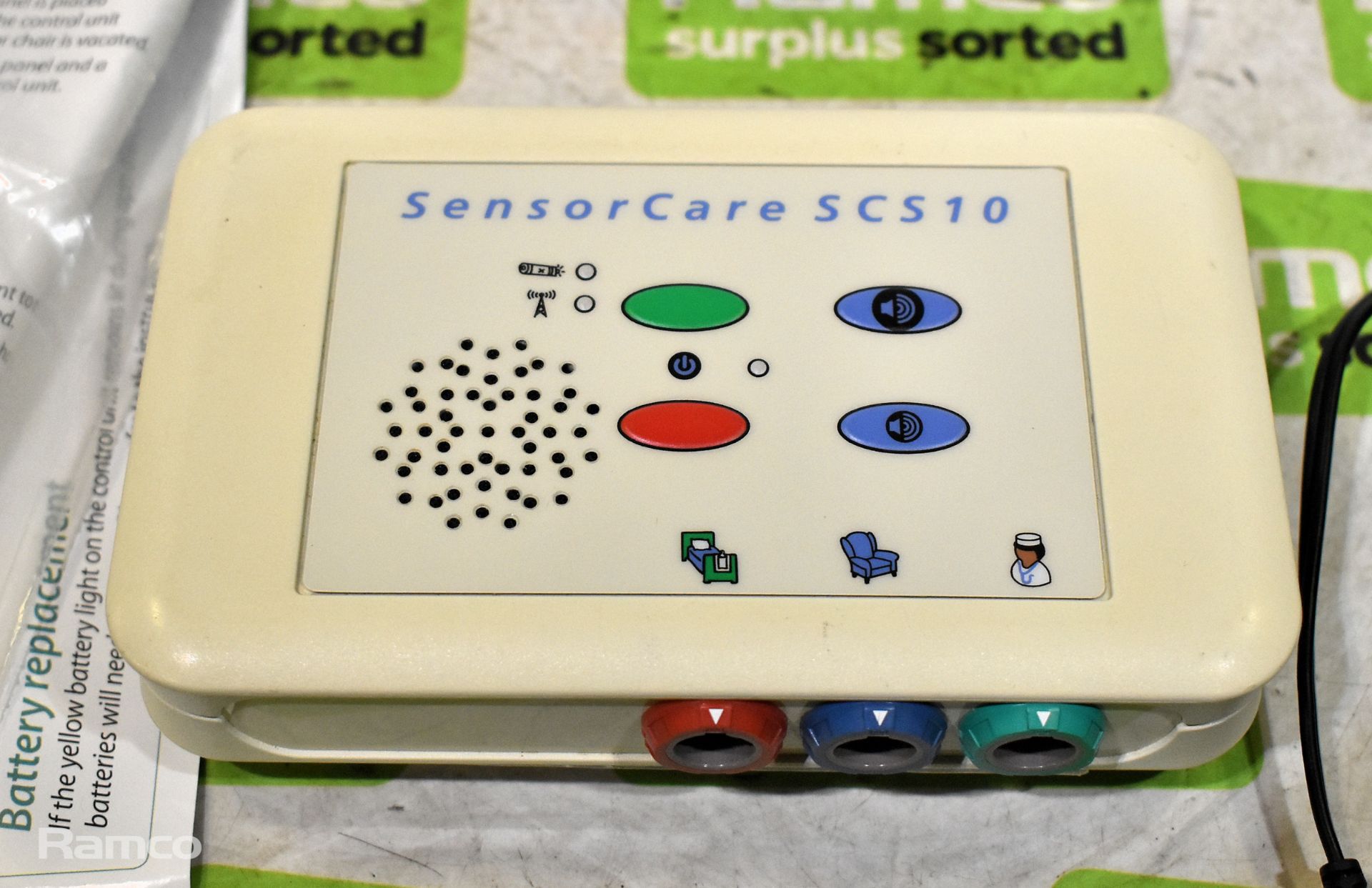 Sensorcare bed monitoring system with scope pager and transmitter - Bild 4 aus 8