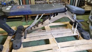 Indigo fitness Incline bench - spares or repair - L 1300 x W 600 x H 500mm