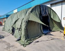 Airbeam Shelters inflatable tent 2021 2 - 3 arch assembly tunnel shelter end covers with door flaps