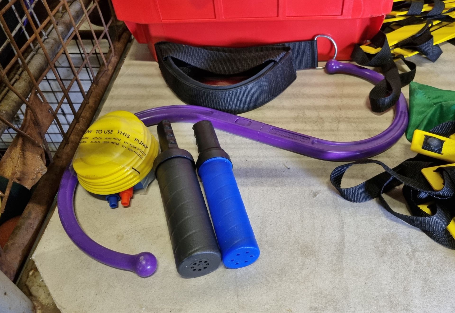 32 x Multiple exercise equipment - ankle weights, agility ladders, ball pumps - Image 2 of 6