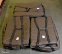 3x Thermal carry bags - L 700 x W 440 x H 420mm