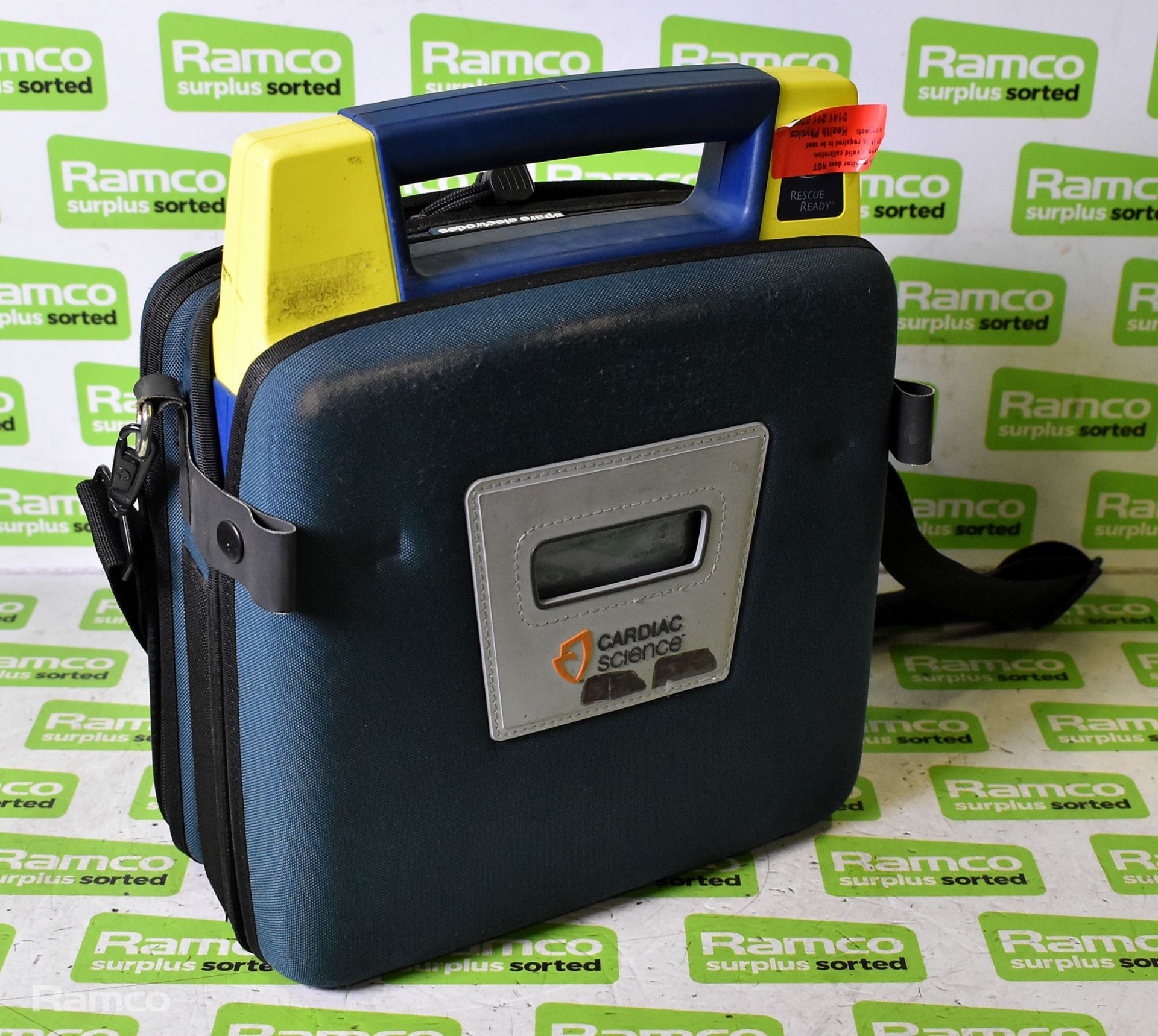 3x Cardiac Science G3 AED defibrillator - in carry case (REQUIRES CALIBRATION) - Image 10 of 15