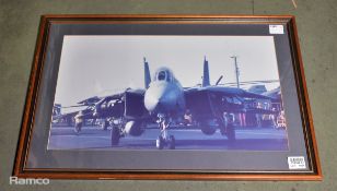 Framed print of F-14 Tomcat - W 930 x D 30 x H 620mm