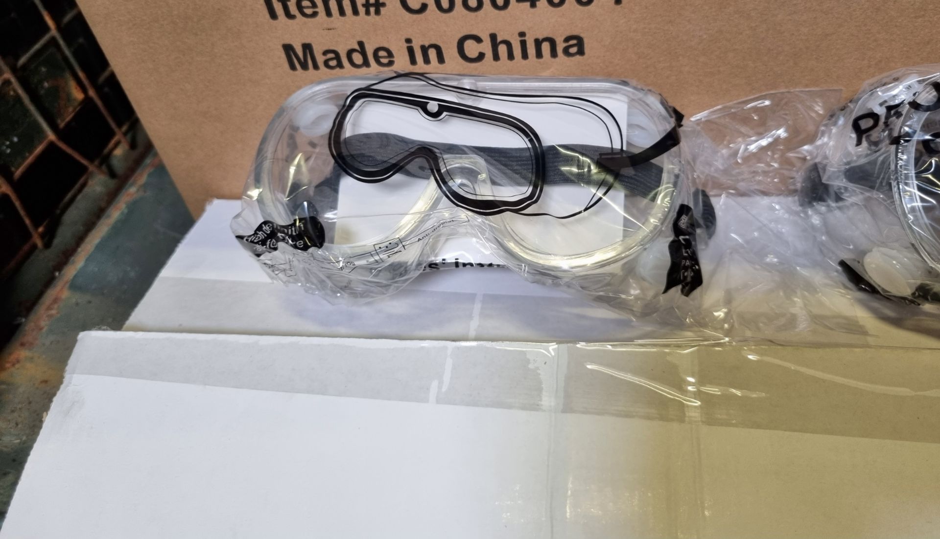 3x boxes of Tapmedic LLC safety goggles - 150 pairs per box - Bild 4 aus 5