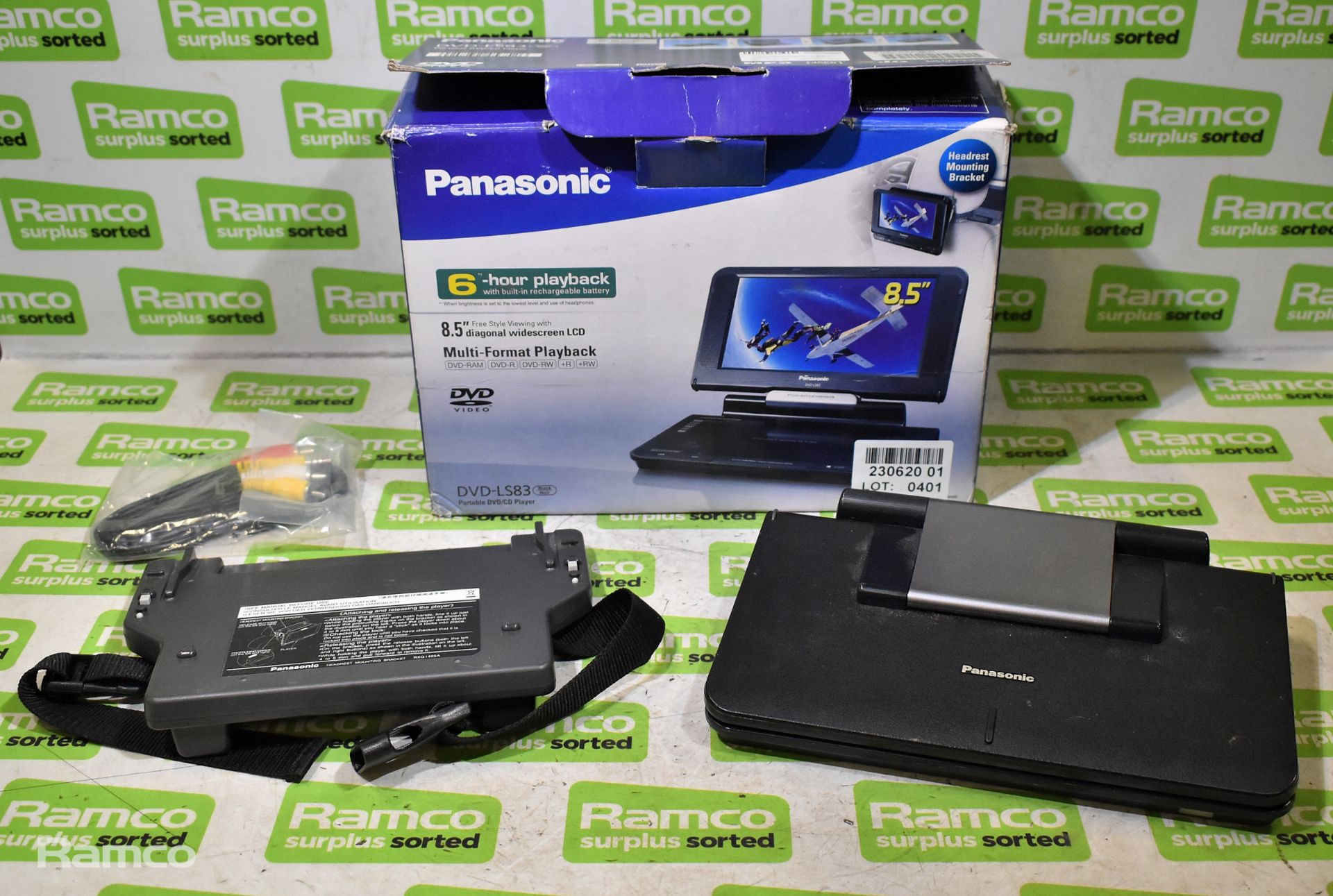 Panasonic DVD-LS83 portable DVD / CD player