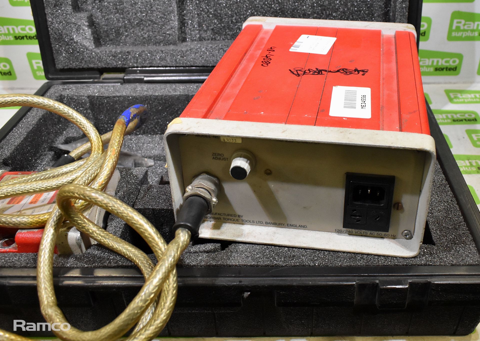 Norbar TWA 1000 torque wrench analyser - in case - Image 4 of 7