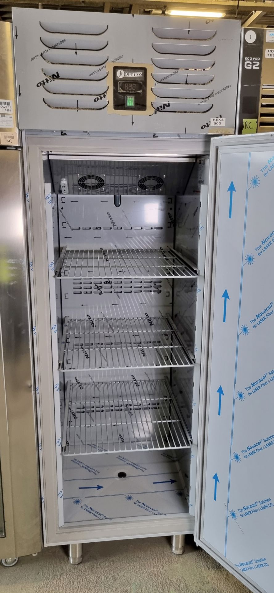 Ice Inox VTS 610 CR stainless steel single door upright fridge - W 700 x D 865 x H 2080mm - Image 3 of 4