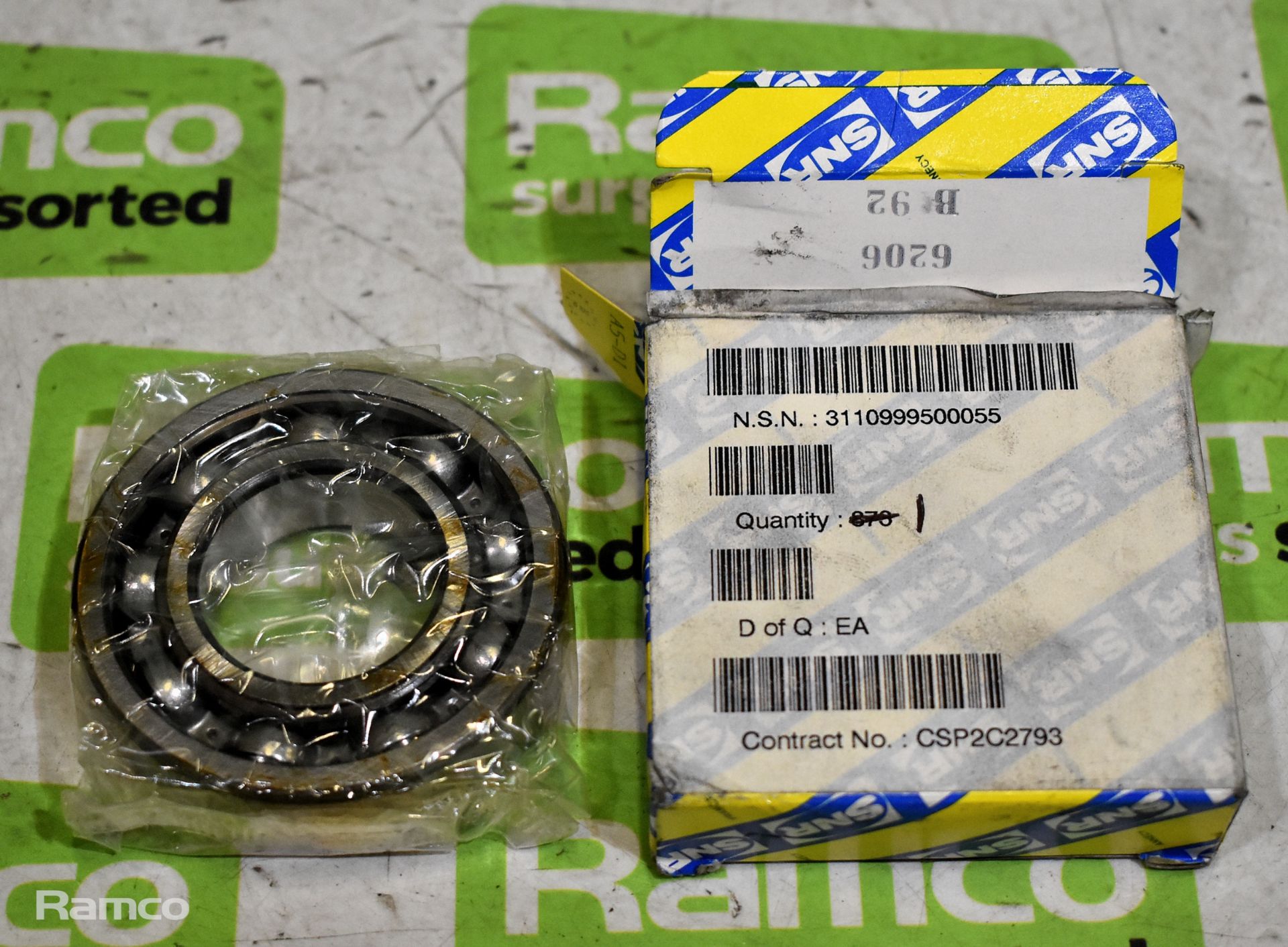 8x bags of SNR 35mm deep groove ball bearings - 5 per bag - Image 2 of 3