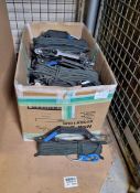 Box of approx 30x Antenna guy ropes - (coded blue)