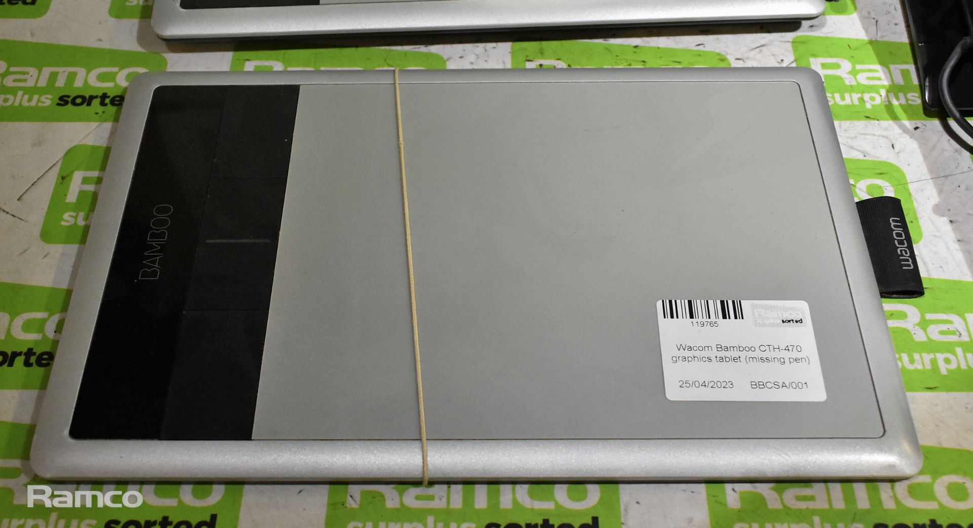 2x Wacom Bamboo CTH-470 graphics tablets, Wacom Bamboo CTH-470 graphics tablet (missing pen) - Image 2 of 6