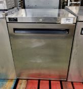 Williams HA135SS stainless steel single door undercounter fridge - W 600 x D 580 x H 800mm