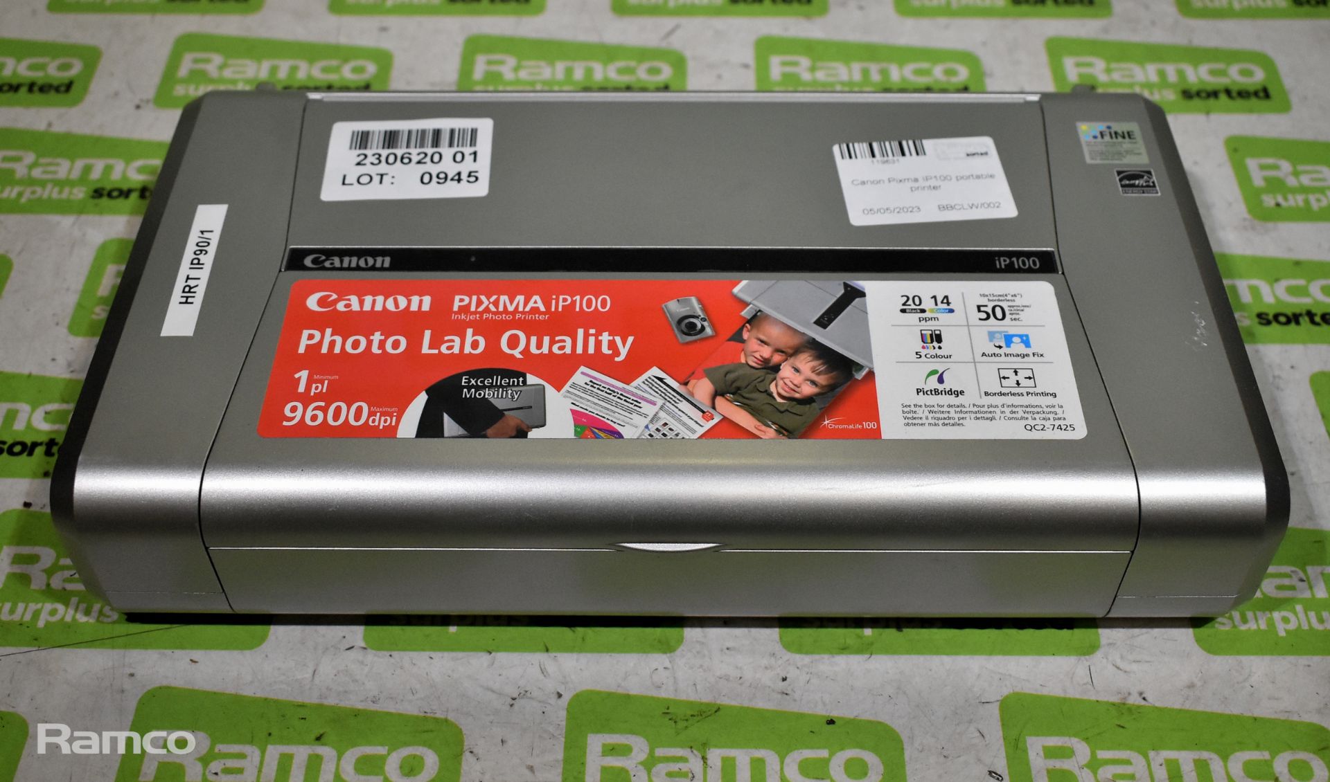Canon Pixma IP100 portable printer