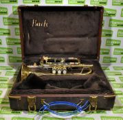 Stradivarius Model 184 cornet in hard carry case - Serial No. ML 331970