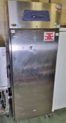 Electrolux RH06FD1F stainless steel single door upright freezer - W 755 x D 800 x H 2080mm