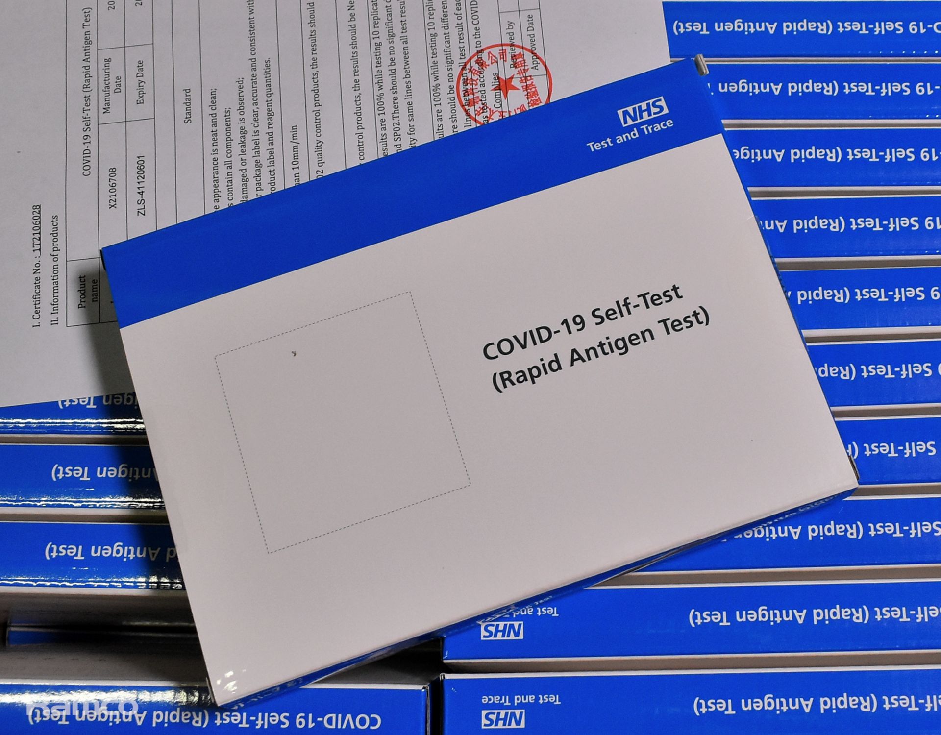 Xiamen Covid-19 self test (rapid antigen test) - 392 tests per box - Image 2 of 4