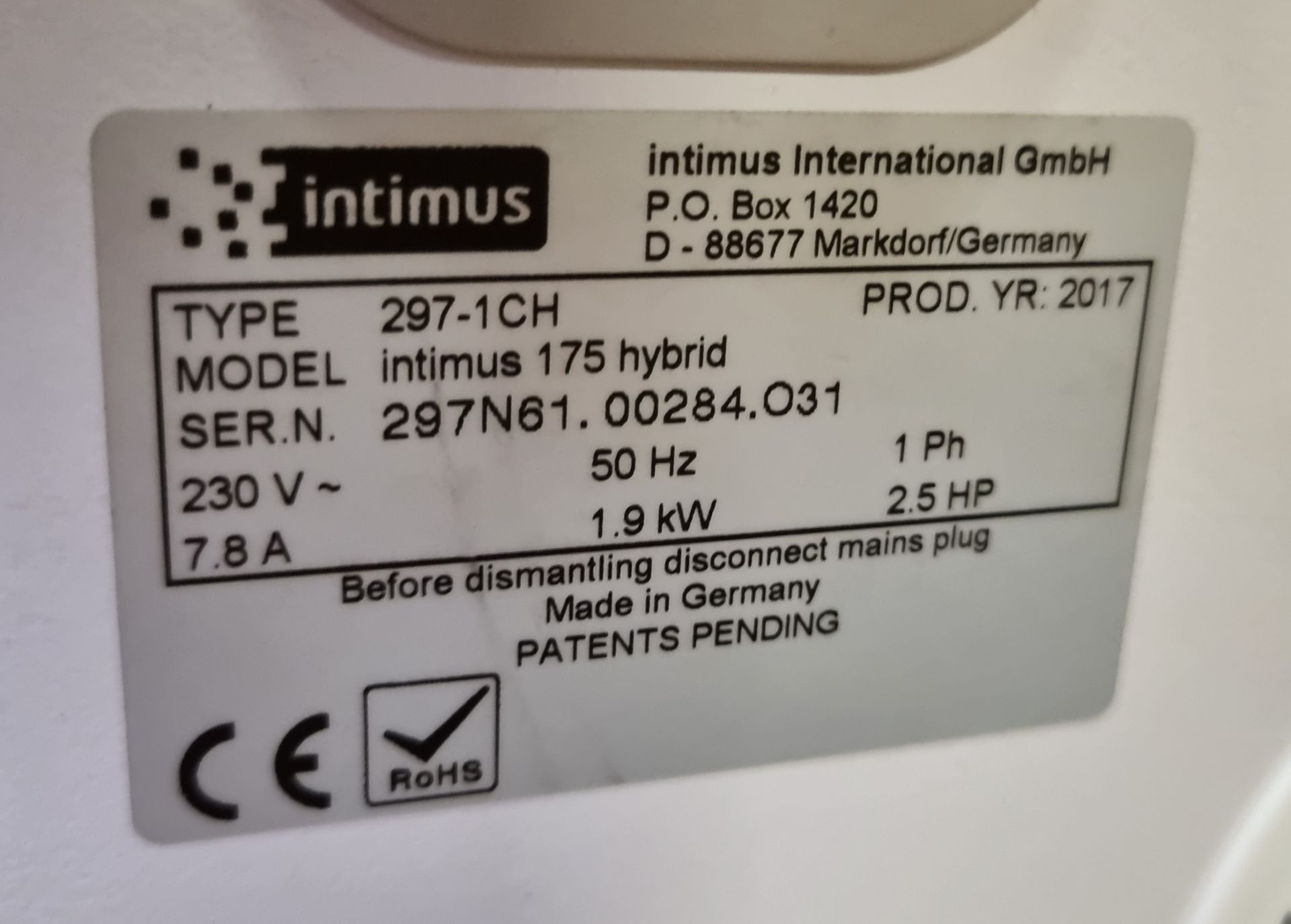 Intimus 175 hybrid disc and paper shredder - SPARES AND REPAIRS - Bild 6 aus 6