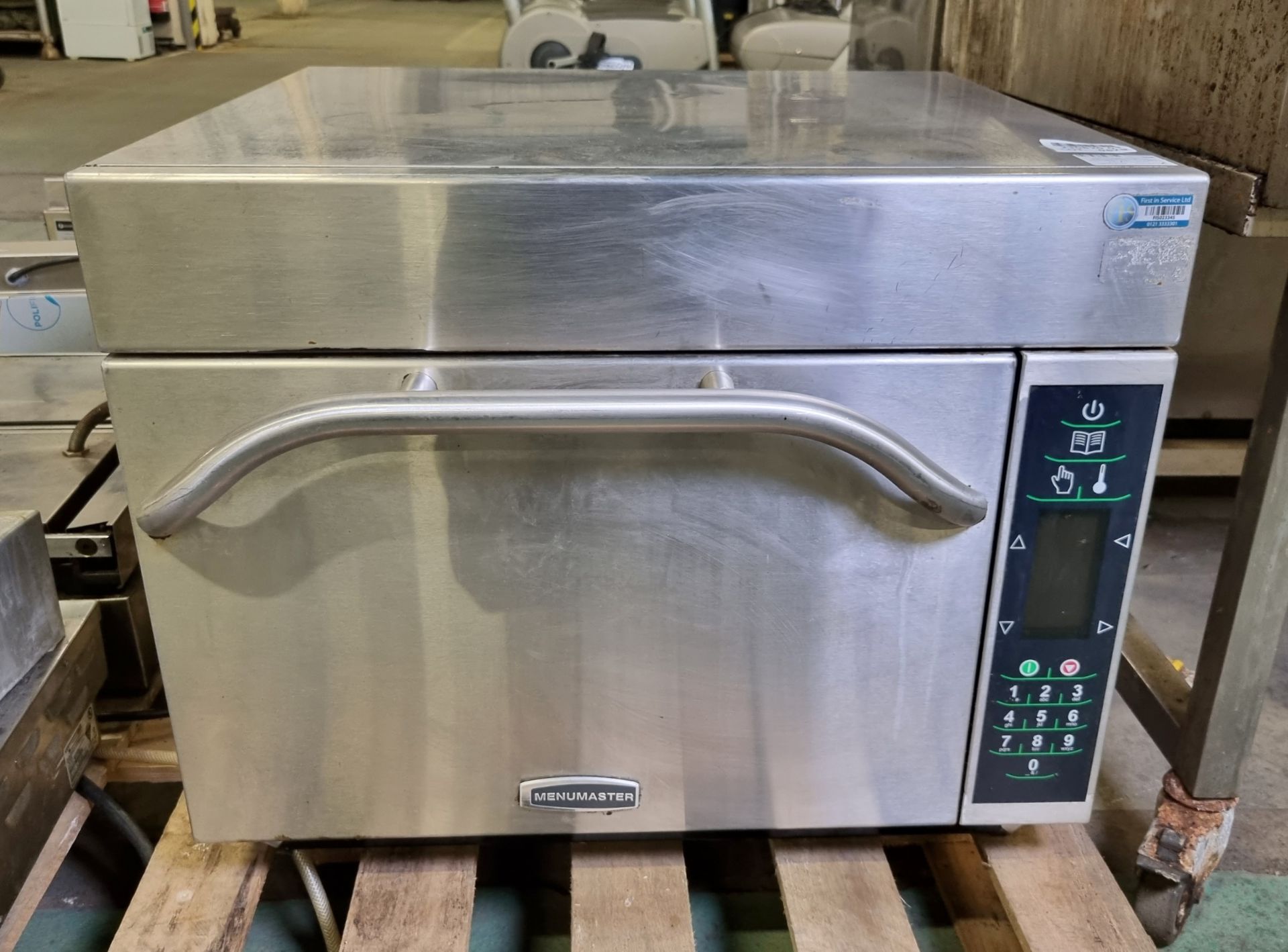 Menumaster MXP5221 stainless steel high speed combination oven - W 640 x D 700 x H 510mm