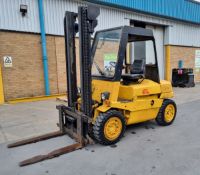 Linde H35D forklift with Cascade 60D-SS-527B side shift - Serial No. 3328060077 - 3400kg capacity