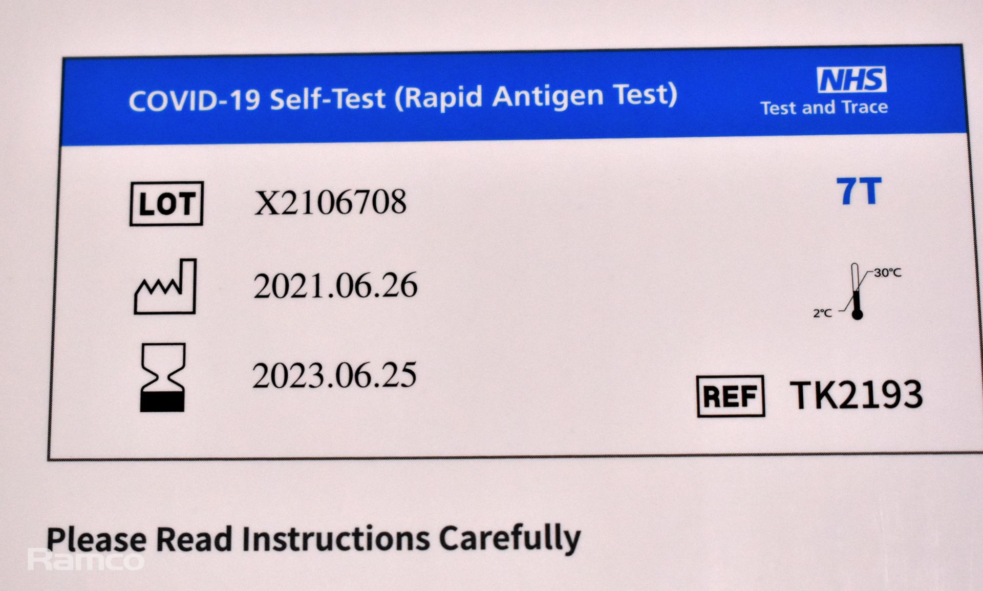 Xiamen Covid-19 self test (rapid antigen test) - 392 tests per box - Image 4 of 4