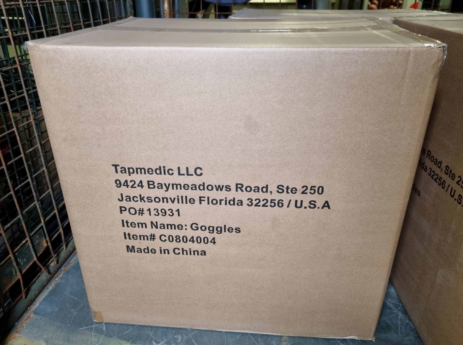 3x boxes of Tapmedic LLC safety goggles - 150 pairs per box - Bild 2 aus 5