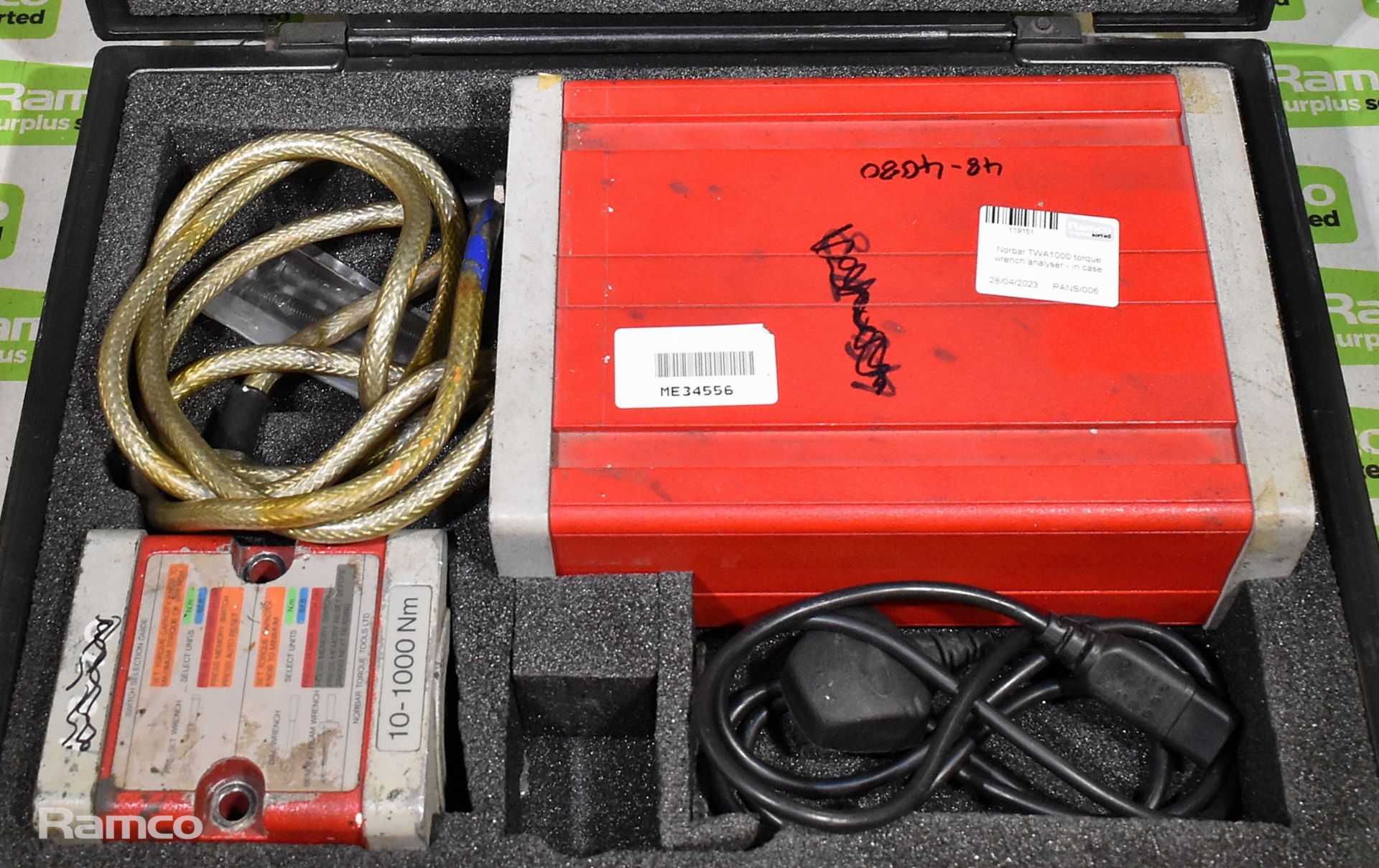 Norbar TWA 1000 torque wrench analyser - in case - Image 2 of 7