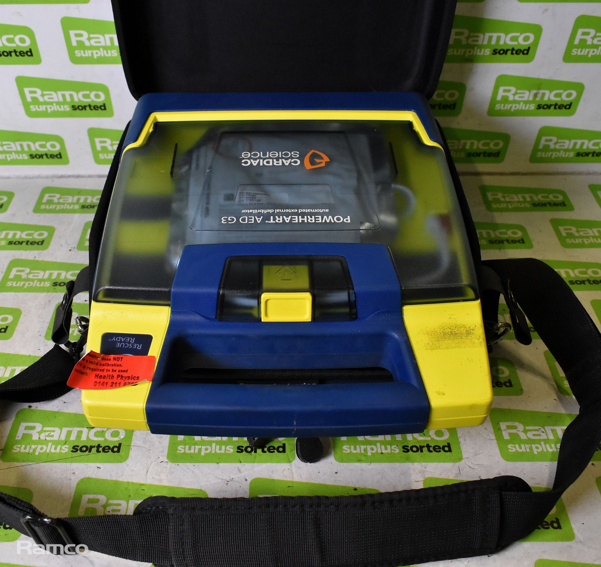 3x Cardiac Science G3 AED defibrillator - in carry case (REQUIRES CALIBRATION) - Image 3 of 15
