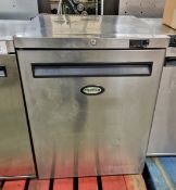 Foster LR150-A stainless steel single door undercounter freezer - W 600 x D 675 x H 830mm