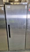 Williams LA400SA MB R1 stainless steel single door upright freezer - W 645 x D 650 x H 1830mm