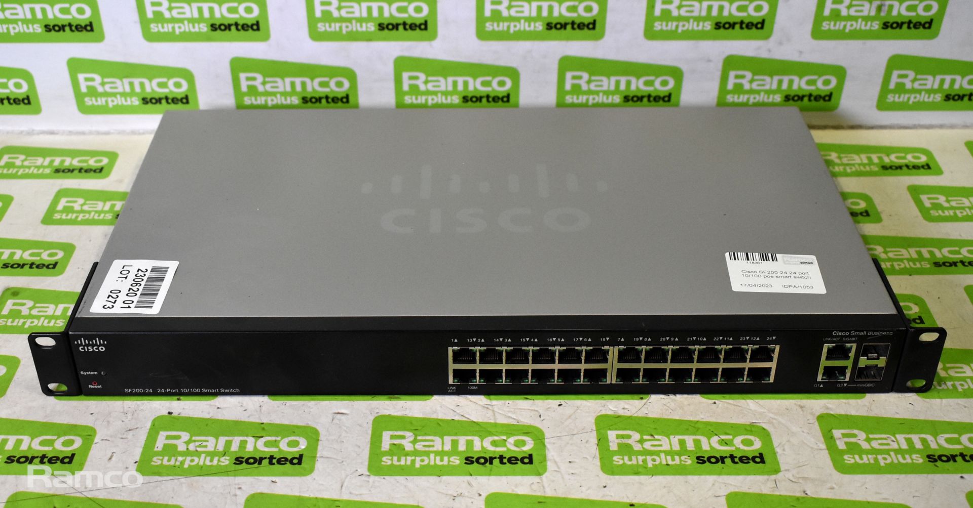 Cisco SF200-24 24 port 10/100 poe smart switch