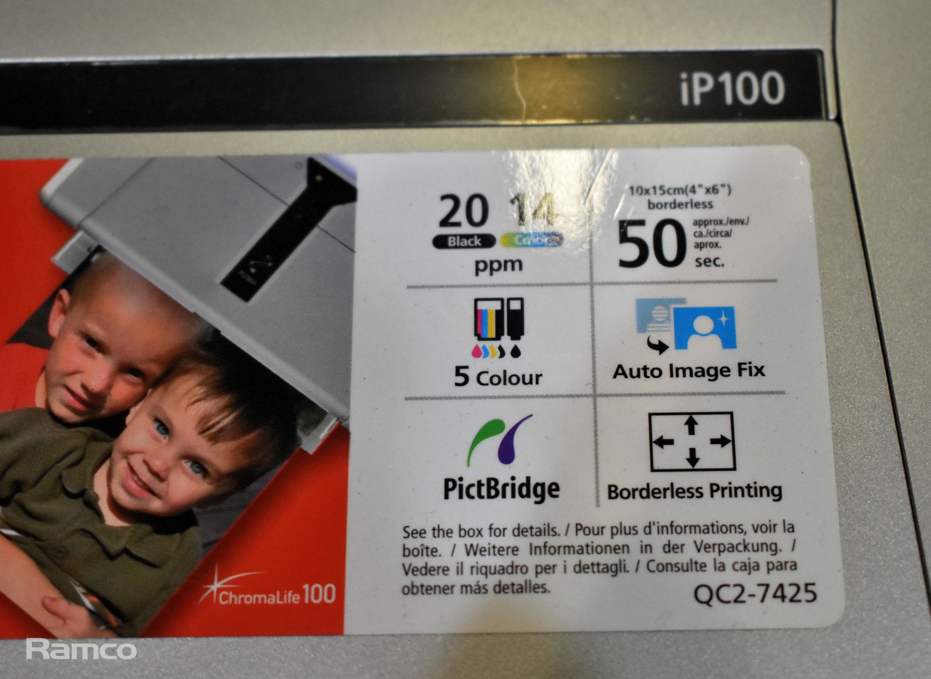 Canon Pixma IP100 portable printer - Bild 4 aus 5
