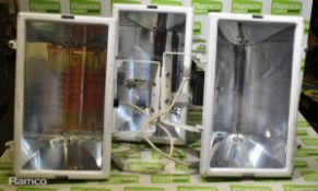 3x Tansun Algarve patio heaters - R7S - 1300W 240V