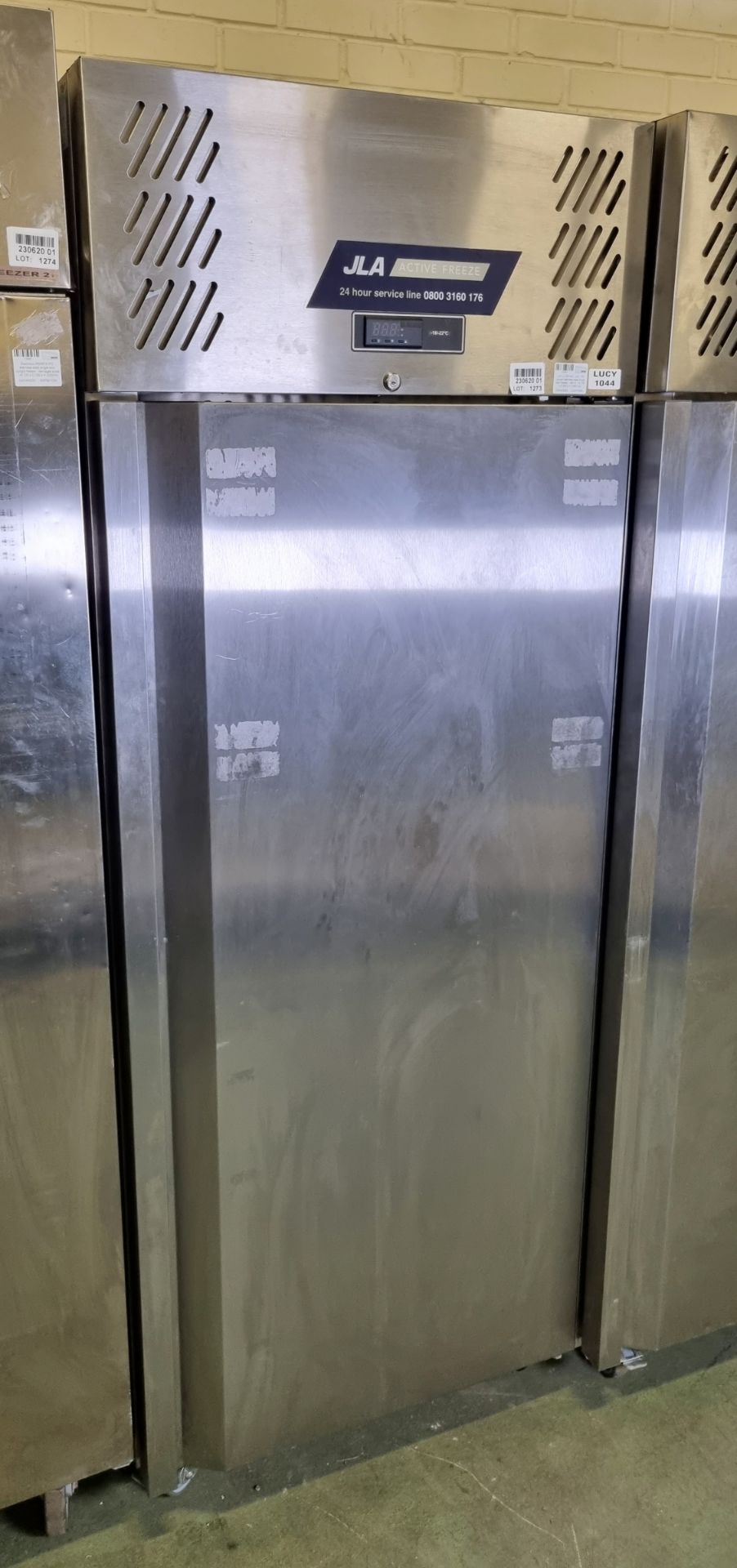 JLA LJ1SA HC - JLA - R2 upright stainless steel single door freezer - 468 ltr - W 730 x D 830 - Bild 2 aus 4