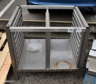 14 shelf stainless steel racking unit - L 800 x W 640 x H 770mm