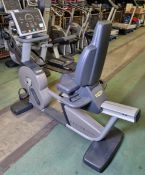 Technogym New Recline 500 recumbent bike L1600 x 600 x 1290mm