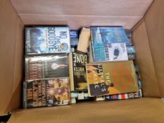 5x boxes of Library books - mixed subjects - romance, thriller, fantasy