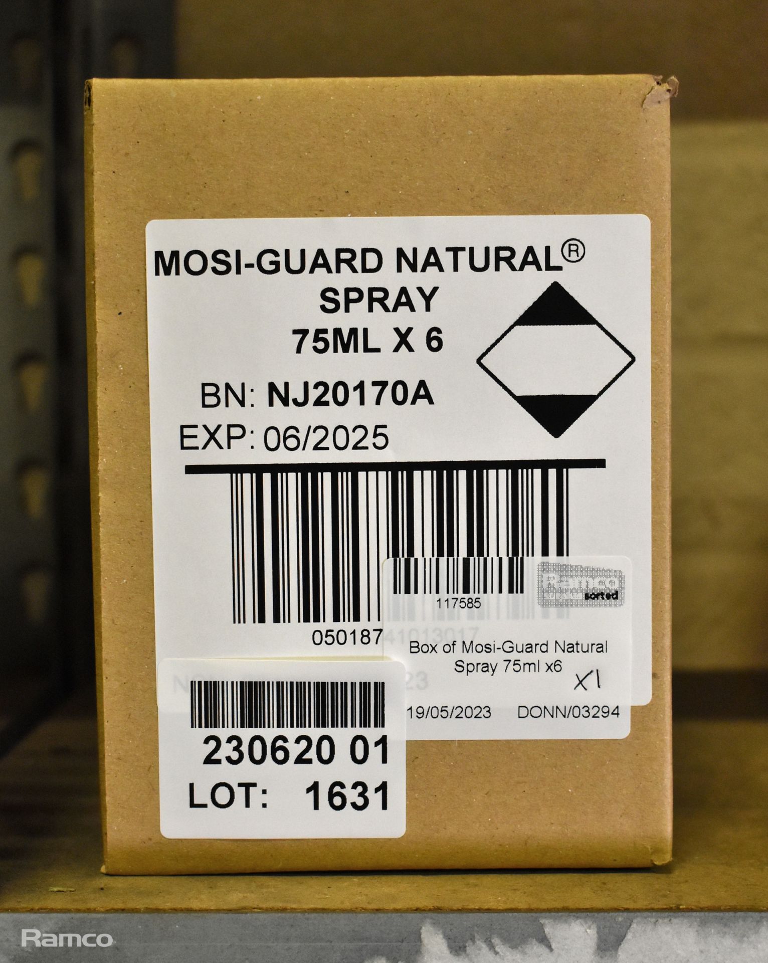6x bottles of Mosi-Guard Natural Spray insect repellent 75ml - Image 2 of 5
