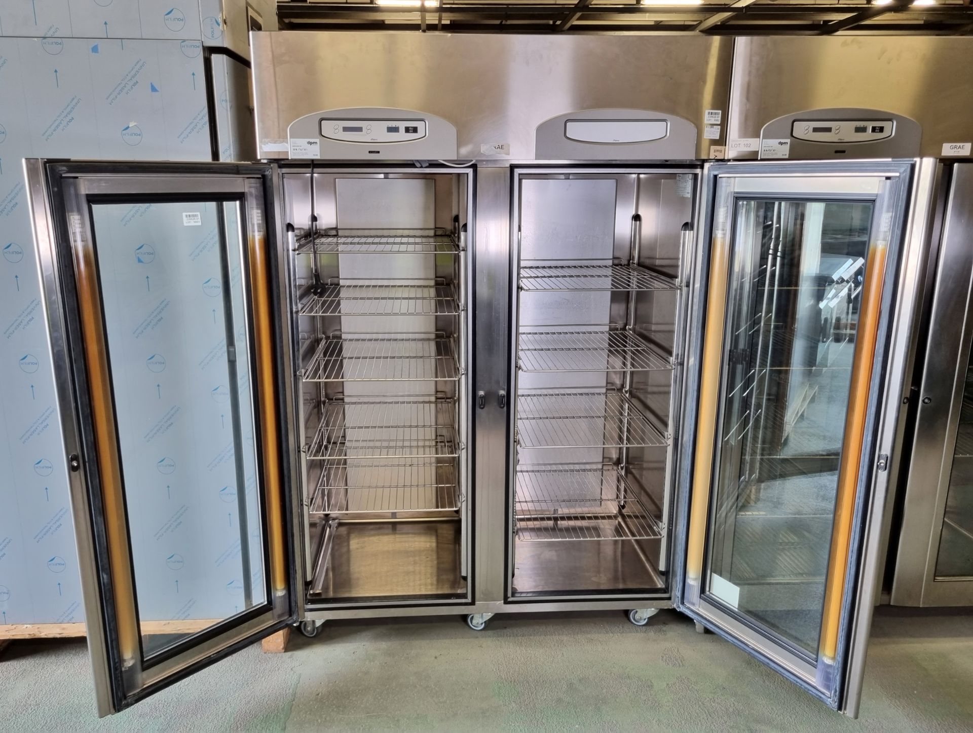 Foster PREMG 1350H double door upright fridge - L 1500 x W 830 x H 2080mm - Image 3 of 6