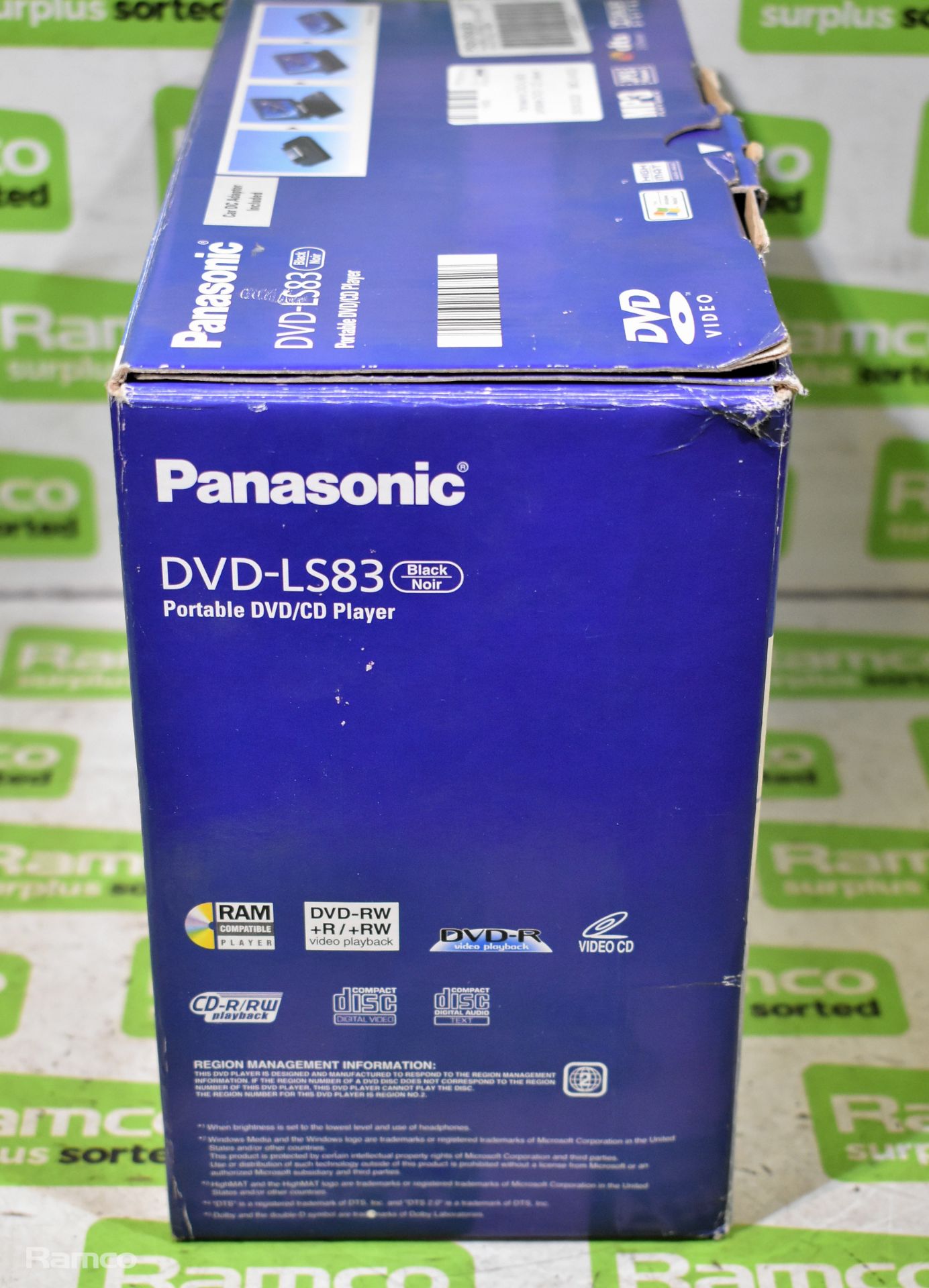 Panasonic DVD-LS83 portable DVD / CD player - Image 8 of 8