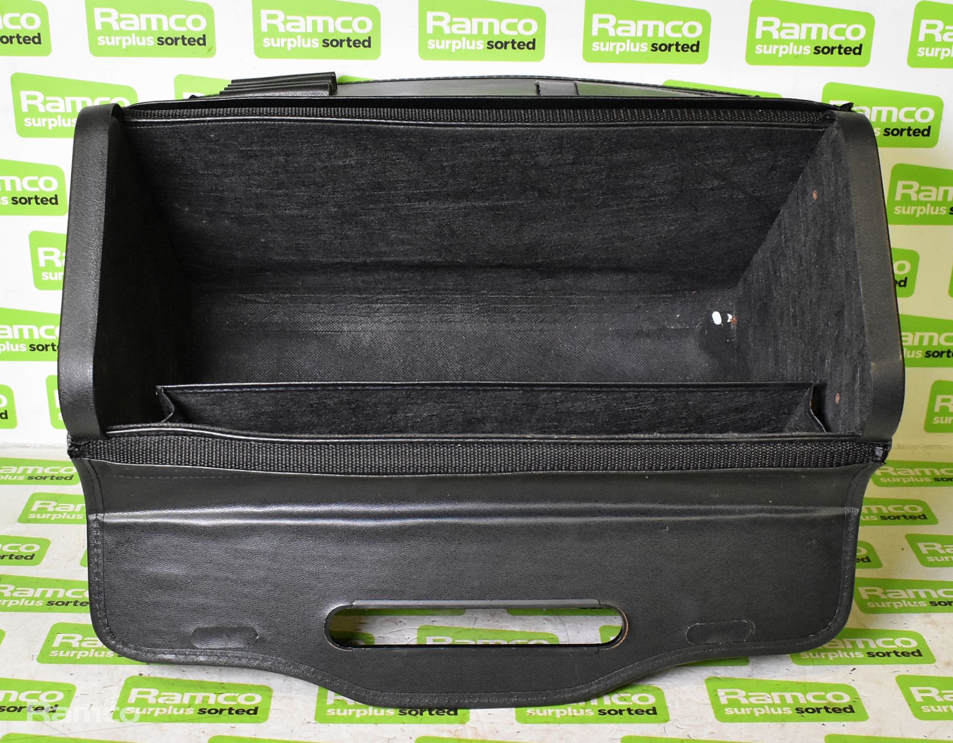 2x Black combination lock briefcases - W 460 x D 210 x H 350 mm - Image 4 of 6