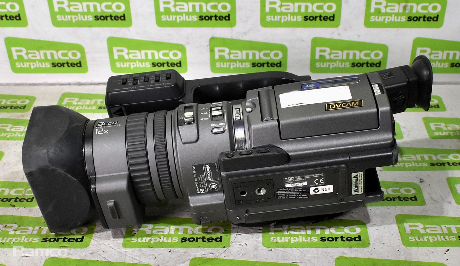 Sony DSR-PD150P camcorder with 2 batteries - Bild 11 aus 14