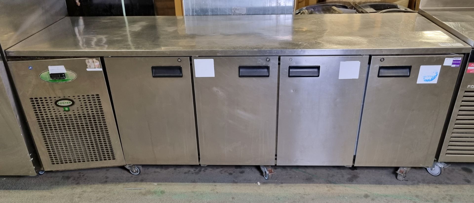 Foster EPro 1/4H 4 door counter fridge - W 2320 x D 710 x H 880mm