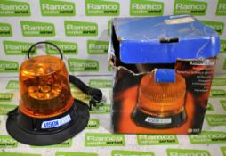 Vision Alert rotating orange beacon light - 12v cigarette plug and magnetic fixing