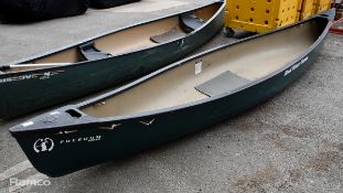 Mad River Freedom Solo canoe - approx dimensions: 4500 x 900 x400mm