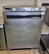 Williams LA135SS - undercounter stainless steel freezer - see pictures for damage to top of unit