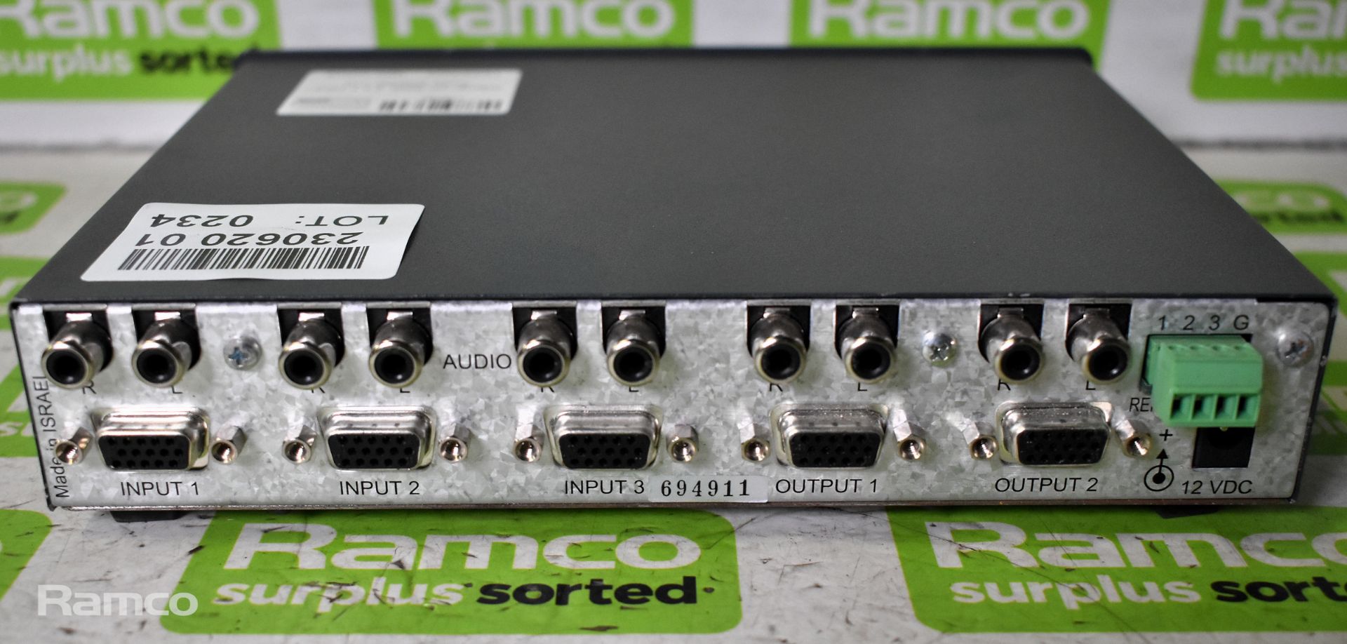 Kramer VP-32XL 3 x 1 VGA / Audio switcher unit - Bild 3 aus 3