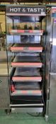 Fri-Jado MD 60-5 SB multideck hot food display counter - 16A 230 / 400V - W 600 x D 800 x H 1970mm