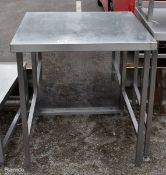 Stainless steel workbench - W 800 x D 700 x H 950mm